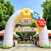 Arche publicitaire gonflable sur mesure, forme et couleur personnalisées, logo personnalisé, fournisseur d'arches pour événements et courses