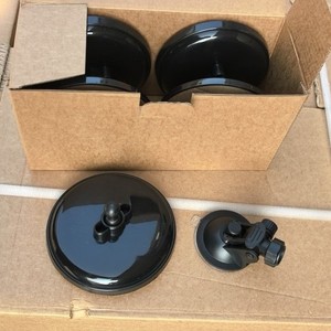 Miroir convexe puissant pour usine, noir ABS 100g, pour la modification des rétroviseurs latéraux de camion et de tricycle électrique - Product Image 1