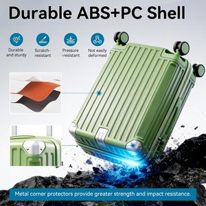 Valise personnalisée avec logo, coque rigide en PP, ensemble de voyage couleurs assorties, coque côtelée, poignée de transport, assortiment en stock - Product Image 6