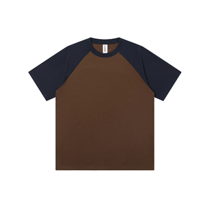 เสื้อยืดโอเวอร์ไซส์แขนแร็กแลนผ้าคอตตอน 100% หนัก 260GSM แบบเรียบ ไม่มีลาย สกรีนโลโก้ได้ตามสั่ง สไตล์สตรีทแวร์ สำหรับผู้ชาย ขายส่ง - Product Image 4
