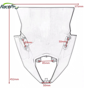 Pare-brise de moto RACEPRO RP8810-1261 pour <span class=keywords><strong>Kawasaki</strong></span> Ninja <span class=keywords><strong>650</strong></span> ER6F 2020-2023 - Product Image 2