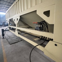 Silo horizontal électrique intelligent 30T sans assemblage |   Citerne à ciment mobile de basse capacité pour centrale à béton de chantier