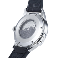 Montre mécanique lumineuse personnalisée en gros, design de jeu de roulette, cadran diamant, verre saphir, pour cadeau