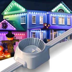 Vĩnh Viễn ngoài trời <span class=keywords><strong>RGB</strong></span> DMX512 Đèn không thấm nước mái hiên chiếu sáng cho ngôi nhà và ngoài trời chuỗi điểm chiếu sáng - Product Image 3