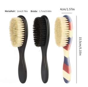 Portable Soins Des Cheveux Peigne Styling <span class=keywords><strong>Balayage</strong></span> Épais Barbe Cheveux Brosse En Plastique Pour Hommes Coiffure - Product Image 3