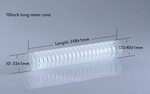 <span class=keywords><strong>ARLIT</strong></span> Offre Spéciale 10 pouces OD 68 40 ID 64 34 de PTFE PES PP cartouche filtrante plissée Cage extérieure noyau intérieur pour système de filtration - Product Image 4