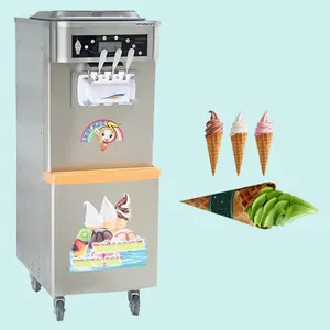 China Supplier Commercial High Quality Stainless Steel 304 Soft Ice Cream Machine New Snack Commercial Frozen Yogurt Maker