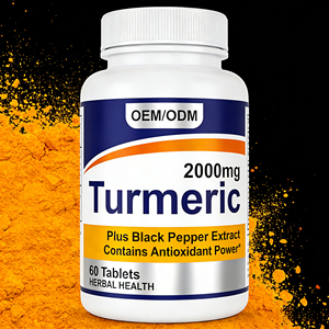 OEM ODM Herbal Supplement <strong>Turmeric</strong> <strong>Curcumin</strong> <strong>Tablets</strong> with Black Pepper for Joint Health Gluten-Free - Product Image 1