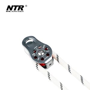 Polea de <span class=keywords><strong>cuerda</strong></span> de 30KN de aleación de aluminio, polea giratoria única para escalada en <span class=keywords><strong>roca</strong></span>, árbol fijo, rappel, Arborist Rescue - Product Image 5