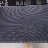 Mesa Plegable Portátil de Plástico para Catering, Jardín y Picnic, Imitación Ratán Negro, de 6 y 8 pies de Largo