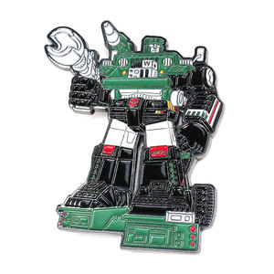 Modèle de figurine d'action populaire épingle en émail insignes de robot de déformation en métal personnalisés comme cadeaux pour garçons - Product Image 2