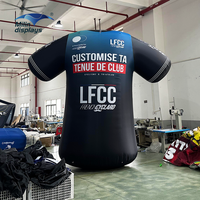 T-shirt géant gonflable personnalisé Maillot gonflable de sport d'équipe de football pour événement sportif en plein air