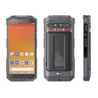 Collecteur de données portable robuste Android 13 de 5,5 pouces, 6 Go de RAM, 64 Go de ROM, scanner de codes-barres 2D, NFC, RFID, 4G-LTE, Wifi, échange à chaud, IP66, intelligent