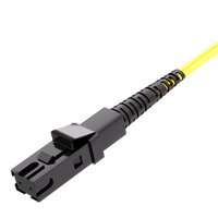 1m (3ft) Fiber Patch Cable 2 Fibers LC UPC Duplex to LC UPC Duplex Single Mode (OS2) Riser (OFNR) 2.0mm Tight-Buffered Yellow
