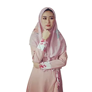 Hijab cachecol quadrado impresso, de fábrica, diretamente, venda, lenço voile, hijab, novo design, popular, padrão, cachecol para músculo, pode personalizar