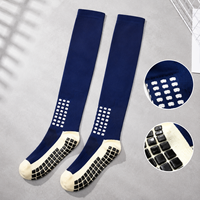 Fabricant sur mesure, faible MOQ, chaussettes de sport en coton jacquard, OEM ODM, haute qualité, antidérapantes, hauteur genou, pour enfants et jeunes athlètes