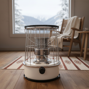 Calefactor Infrarrojo Portátil para Exteriores y Estufa <span class=keywords><strong>de</strong></span> Cocina 2 en 1, Calefactor <span class=keywords><strong>de</strong></span> <span class=keywords><strong>Queroseno</strong></span> <span class=keywords><strong>de</strong></span> 6L con Chimenea <span class=keywords><strong>de</strong></span> Metal e Iluminación - Product Image 1