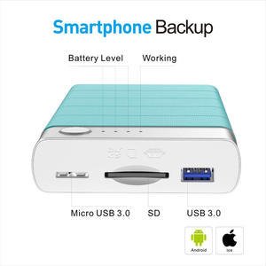 पोर्टेबल 2TB यूएसबी 3.0 बाहरी हार्ड ड्राइव भंडारण विस्तार पीसी मैक डेस्कटॉप लैपटॉप के लिए एकल डिस्क 80 जीबी नया प्लास्टिक मोबाइल एसएसडी - Product Image 2