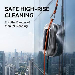<span class=keywords><strong>Lave</strong></span>-<span class=keywords><strong>vitre</strong></span> robotique commercial 3000Pa forte adsorption 20 minutes de protection contre la mise hors tension à distance et par application - Product Image 3