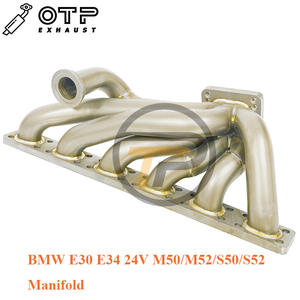 Tuyau d'échappement OTP pour BM 325i <span class=keywords><strong>328i</strong></span> <span class=keywords><strong>E30</strong></span> E34 M50/M52/S50/S52 24V 3mm d'épaisseur Tur bo collecteur T3/T4 bride SUS304 en acier inoxydable - Product Image 3