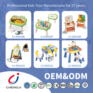 Tavolo Multifunzionale Chengji per Scrittura e Disegno con Blocchi da Costruzione, Giocattolo Educativo Creativo per l'Apprendimento e l'Assemblaggio - Product Image 4
