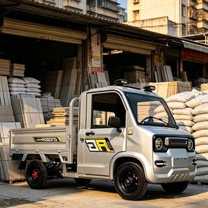 Camioneta de 4 Ruedas en Oferta, Camión Volquete con Motor de 2000W y 100km de Autonomía para Pasajeros, Mini Camión Compacto - Product Image 4
