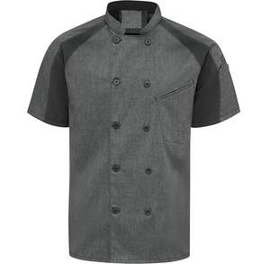 HBC Summer Breathable <strong>Kitchen</strong> Overalls Multi Function Short-Sleeved Restaurant <strong>Uniform</strong> Bakery <strong>Chef</strong> Clothes - Product Image 5