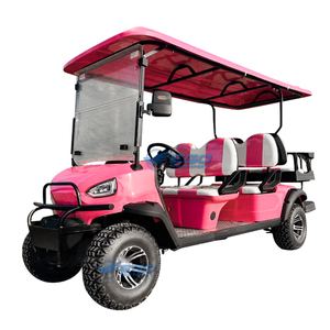 Wholesale Cheap Price 6 Seaters Electric Golf Cart 4 Wheel Drive Club Car Buggy CE Certified 30km/h 90km Range - Product Image 3