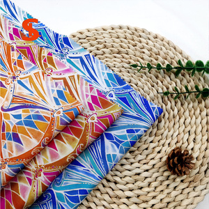 Tissu en coton <span class=keywords><strong>imprimé</strong></span> biologique peigné popeline tissé uni pour vêtements, robes, jupes, chemises, confections - Product Image 3