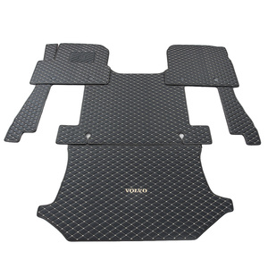 แผ่นรองพื้นหนังสำหรับภายในรถบรรทุก ดีไซน์หรูหรา ทนทานต่อการสึกหรอ และป้องกันคราบสกปรก เหมาะสำหรับรถบรรทุก <span class=keywords><strong>Volvo</strong></span> VNL760 ปี 2008-2026 - Product Image 1