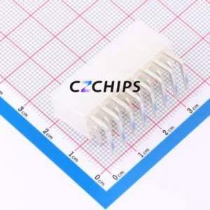 WB420A2H-160P-001 Wire-to-Board Pin Header Bent Lead Through Hole,P=4.2mm 2x8P 4.2mm Right Angle Insert Mini-Fit (MX 4.2) - Product Image 2