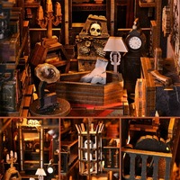 Kit de puzzle en bois Book Nook - Modèle d'étagère miniature 3D, projet de bricolage amusant et idée de cadeau attentionné