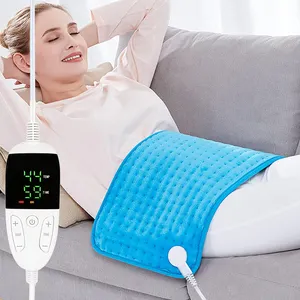 Moist Heat Therapy Feature Electric Heating Pad for Back Pain & Cramps Relief 12"x24" Heat Pad