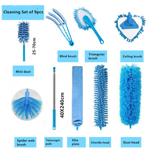 Hộ gia đình đa chức năng sợi nhỏ Khăn lau bụi có thể tháo rời lông có thể tháo rời khăn lau bụi làm sạch - Product Image 6