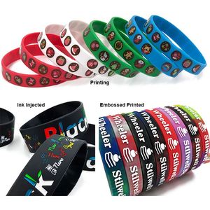 Bracelet en caoutchouc qui brille dans le noir, bracelet en silicone lumineux, accessoires pour soirées en boîte de nuit, Halloween - Product Image 3