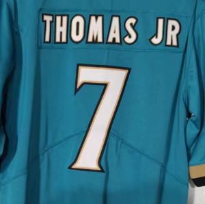 Travis Hunter Teal Entwurf 2. Alternative Genähtes American Football-Trikot in bester Qualität - Product Image 2