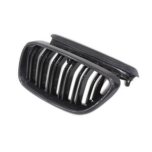 F22碳纤维黑色双线前肾格栅适合宝马2系F22 F23 2014-2016前保险杠格栅 - Product Image 2