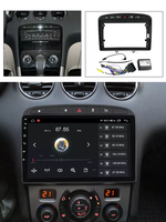 Coche Android Radio Marco para 2007-2013, Peugeot 308, 408 para el estéreo del auto sistema operativo Android Radio Multimedia Panel