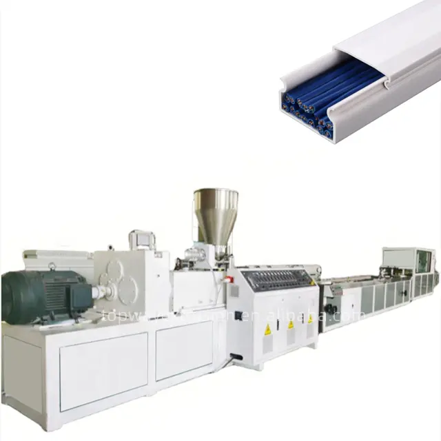 Good Price PVC Cable Trunking Extrusion Line Hide Wire Trunking Profile Production Line