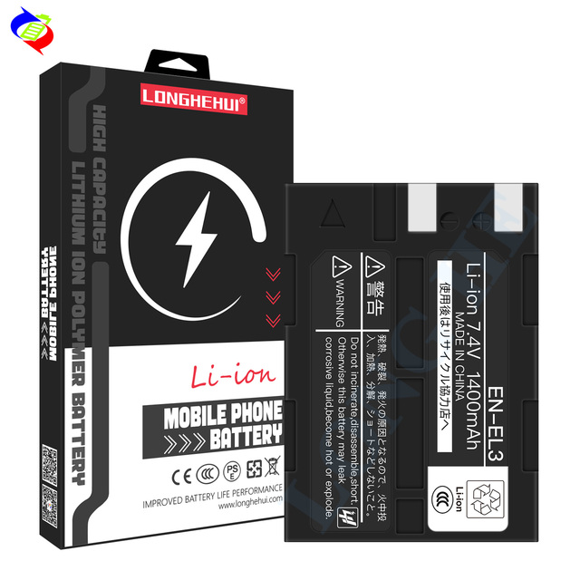 High-Quality Replacement Li-ion Battery EN-EL3 for Nikon D50 D70 D100D 100SLR D70S