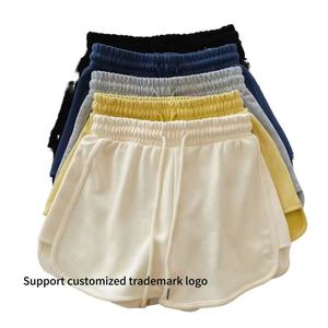 <span class=keywords><strong>Pantaloncini</strong></span> sportivi <span class=keywords><strong>estivi</strong></span> in tinta unita da donna pantaloni caldi larghi Casual con vita alta elasticizzati <span class=keywords><strong>pantaloncini</strong></span> - Product Image 1
