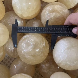 Venta al por Mayor de Bolas de Calcita Amarilla Natural de 8 cm, Pulimentadas, de Alta Calidad, para Decoración, Bola de <span class=keywords><strong>Cristal</strong></span> - Product Image 5