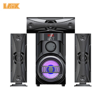 Offre Spéciale nouveauté 3.1 Home cinéma son système multimédia 60W forte basse bois Mini système afrique Hifi DJ caisson de basses haut-parleur
