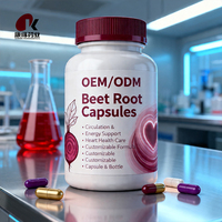 Capsules de racine de betterave haute concentration OEM HALAL – Complément Énergie, Endurance, Circulation – Fournisseur d'usine