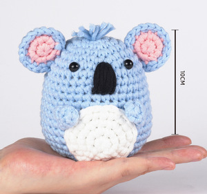 Sale Diy Cute Koala All-in-one <b>Knitting</b> Yarn Crochet <b>Knitting</b> <b>Kit</b> for Beginners - Product Image 6