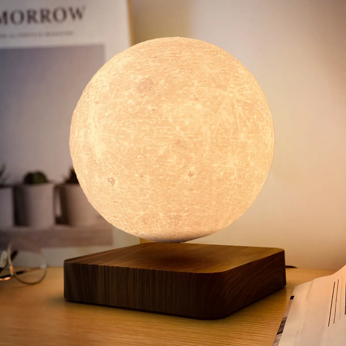 Magnetisch schwebende Mond lampe schwimmende Luna Mondlicht Weihnachts geburtstags geschenk Mond lampen beleuchtung