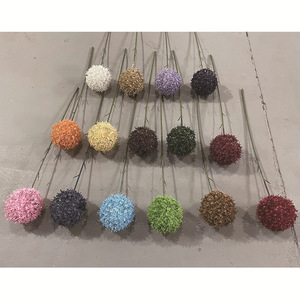 Boule de chrysanthème en plastique faite à la main J154, <span class=keywords><strong>d</strong></span>écoration <span class=keywords><strong>d</strong></span>'Halloween, fleurs artificielles en forme <span class=keywords><strong>d</strong></span>'<span class=keywords><strong>oignon</strong></span> pour la <span class=keywords><strong>d</strong></span>écoration de mariage et de fête - Product Image 6