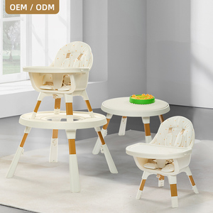 เก้าอี้เด็กอเนกประสงค์สำหรับ6-36เดือนใหม่เก้าอี้ให้อาหารที่แข็งแรงทนทานปรับความสูงได้ - Product Image 1