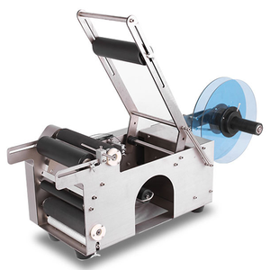 MT-50 nhãn hiệu máy tính để bàn/máy dán nhãn nhỏ lọ thủy tinh tròn Nhãn dán nhãn bán tự động máy dán nhãn - Product Image 4