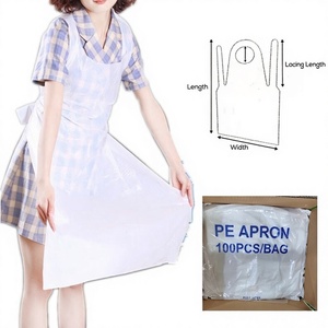ผ้ากันเปื้อนพลาสติกแบบใช้แล้วทิ้งสำหรับร้านอาหาร ผู้ใหญ่ อาหารทะเล โพลีพลาสติก ลายกุ้งล็อบสเตอร์ สำหรับใช้ในครัวเรือน ราคาโรงงาน CFC - Product Image 1